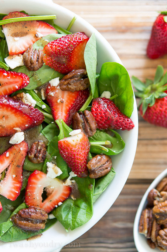 Strawberry Salad with Popovers